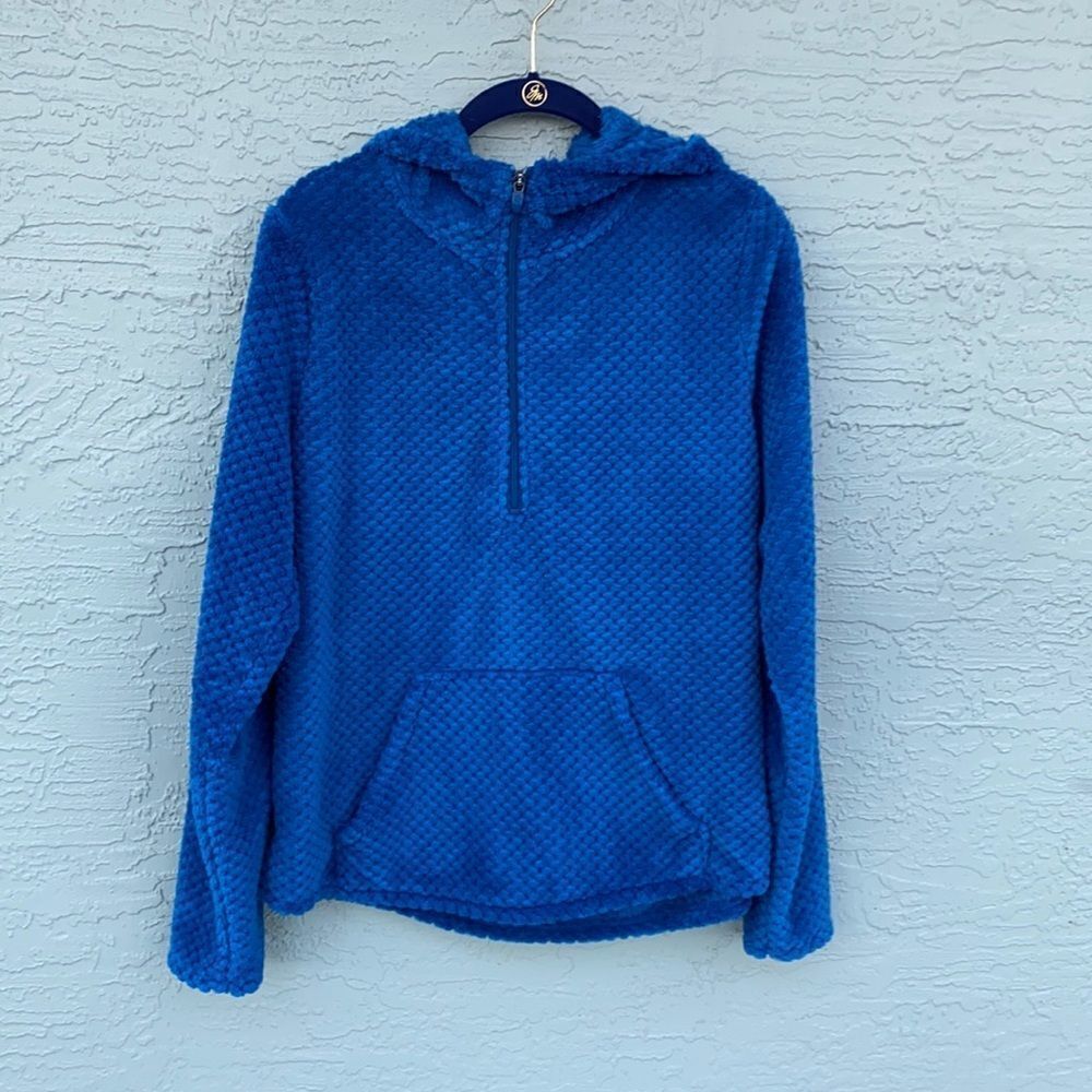 Tek Gear Sz M 1/4 Zip Hoodie PullOver